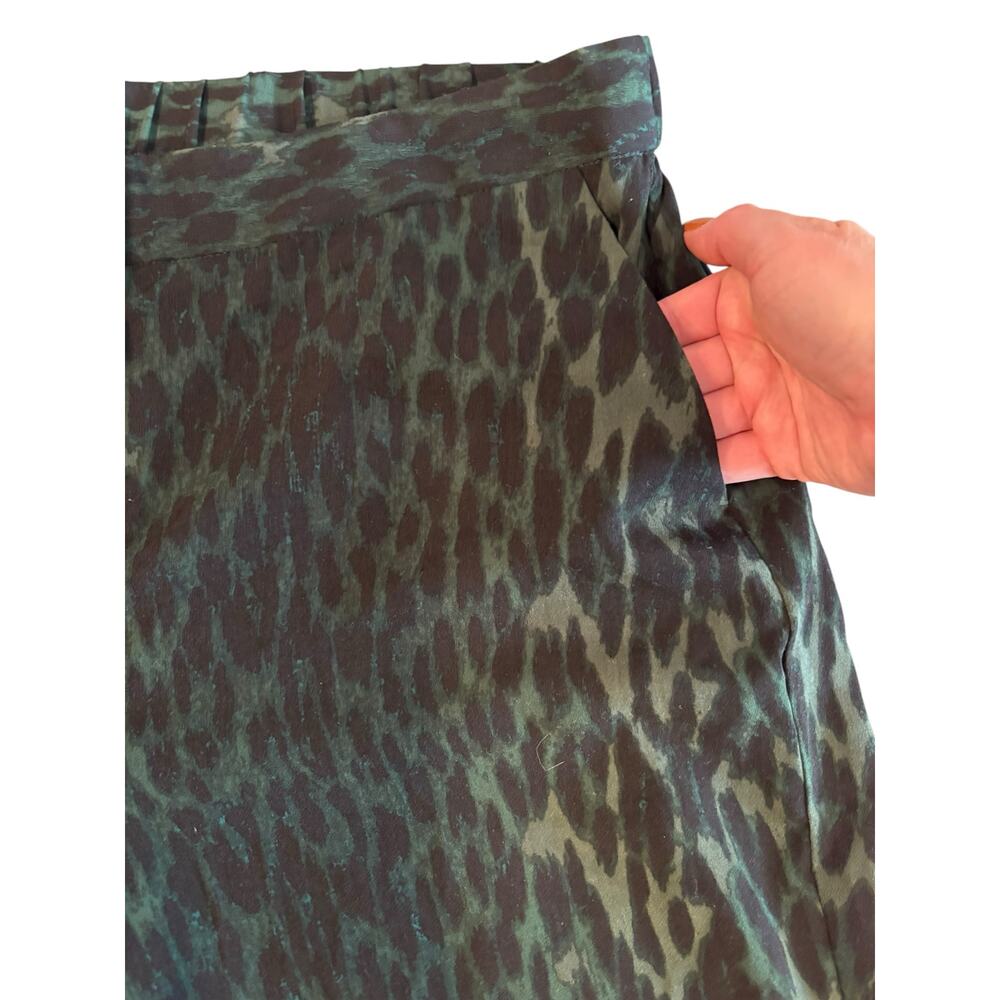 VINCE CAMUTO WIDE LEG ANIMAL PRINT PANTS TROUSERS SIZE 14 PLUS - Picture 4 of 7